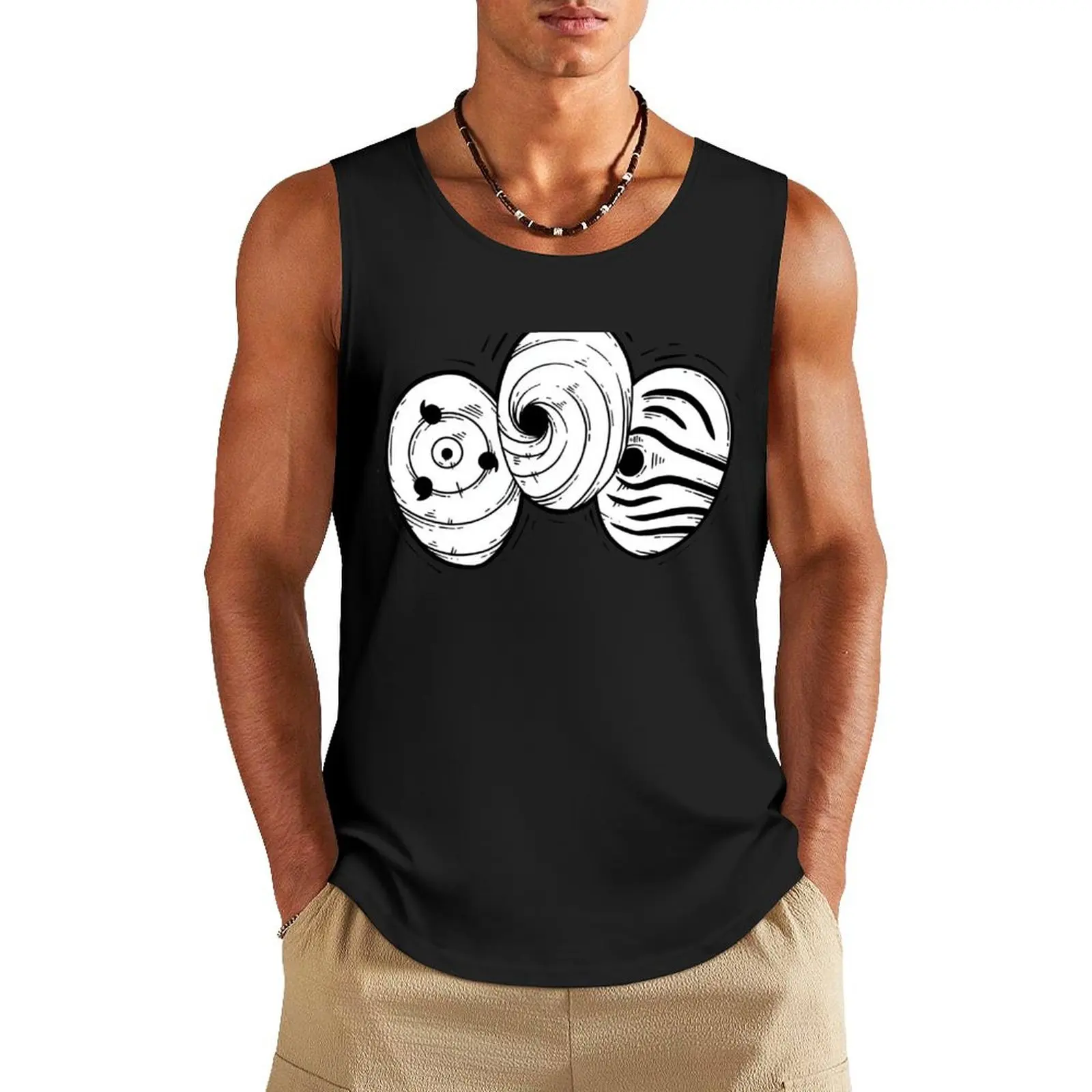 The masks Tank Top Men's gym clothing gym clothes men sleeveless vest men