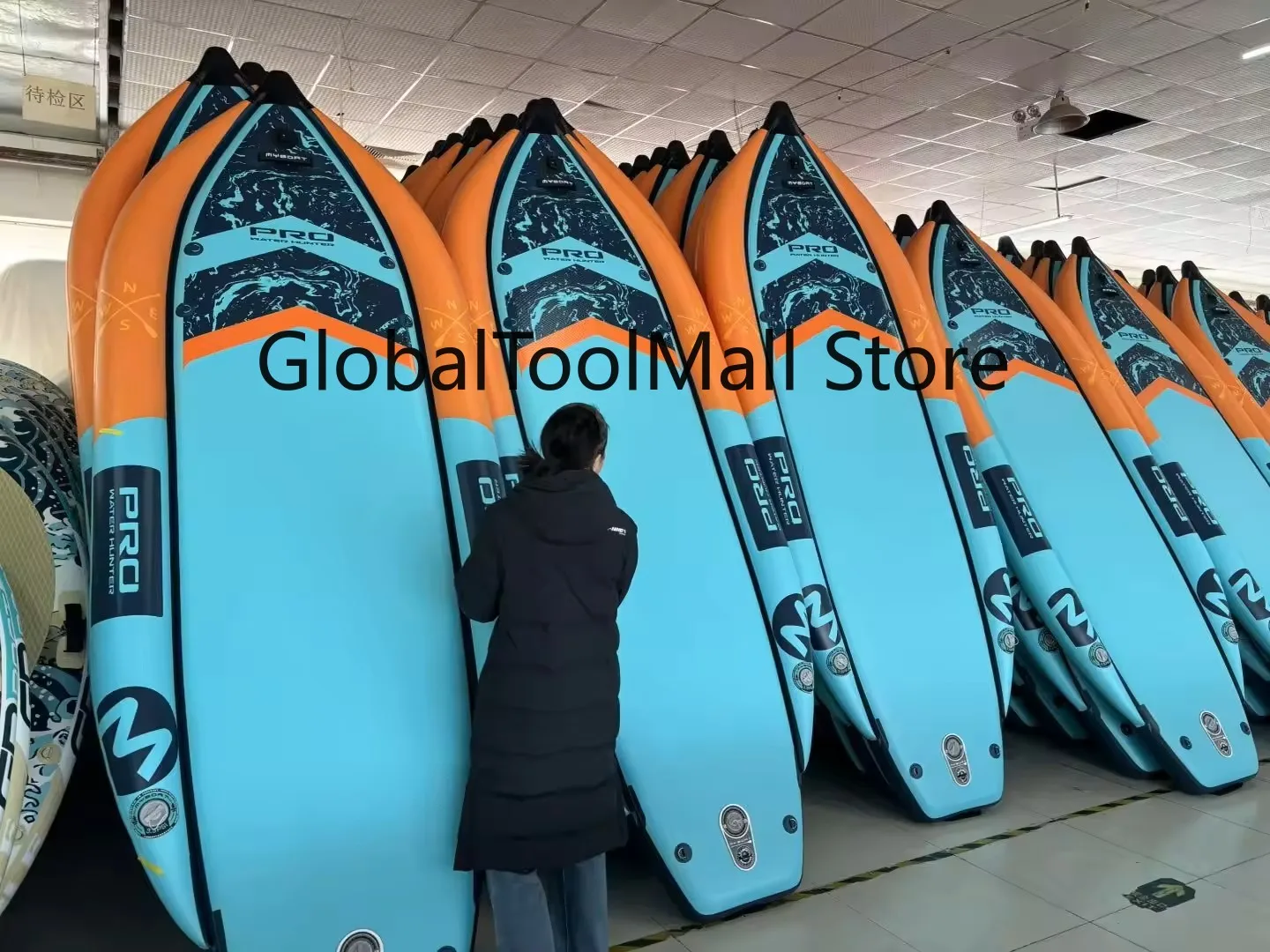 OEM DESIGN LOGO Fishing Sea Inflatable Kayak Pedal Board 2 Person Standup Paddle Fishing Sup Canoe Fishing Boat - view 2