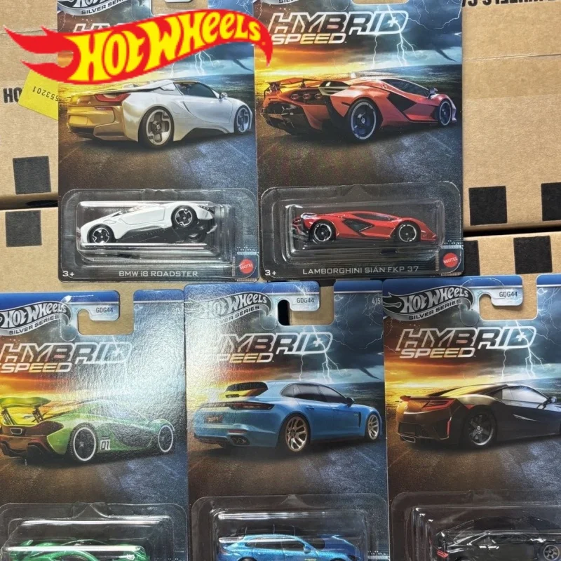 

В наличии Модель автомобиля Hot Wheels 2025 HYBRID SPEED GDG44 Series 1/64 Honda Acura Bmw i8 Модели автомобилей из сплава Модель на заказ Подарки
