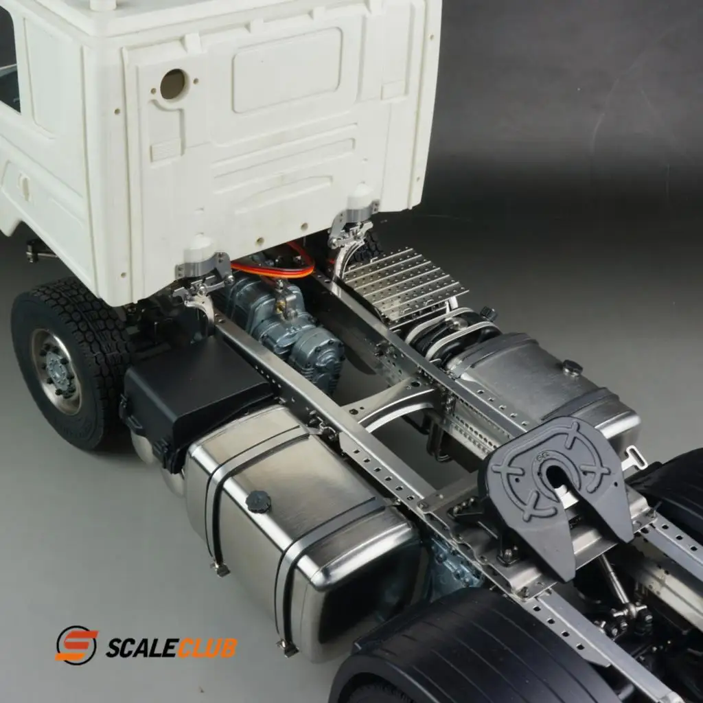 Scaleclub Model 1/14 For Scania 4x2 4x4 Trailer Truck Chassis Full Metal For Tamiya  Lesu For  Man Actros Volvo Car Parts