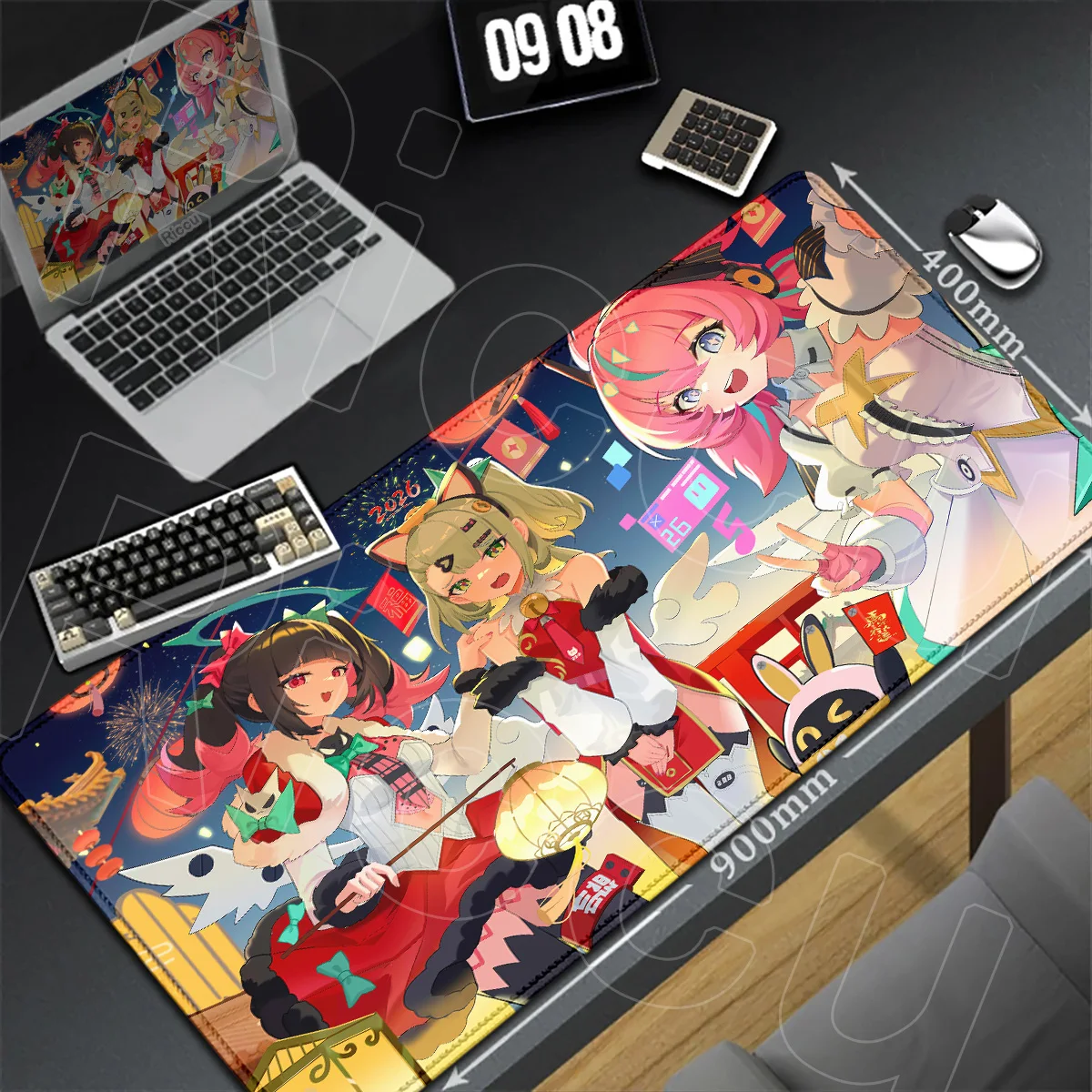 Zenless Zone Zero ZZZ Hot Gaming Mousepads Nangong Yu Ellen Kawaii E-sport Gamer Cabinet Rug Laptop Keyboard Desktop Mat 90x40cm – Detail 1