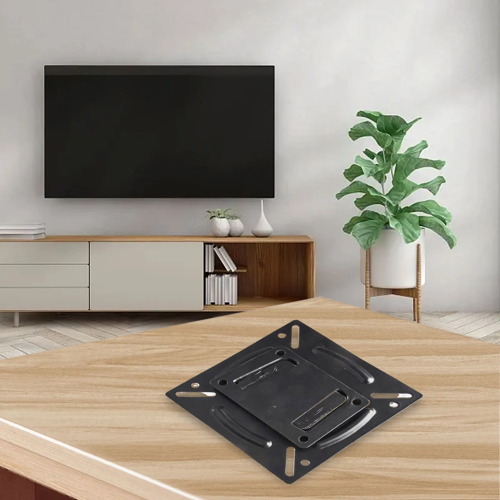 Quick Installation Metal TV Wall Mount Snap Fastener TV Mount Sturdy Metal Construction Flexible Adjustment TV Viewing