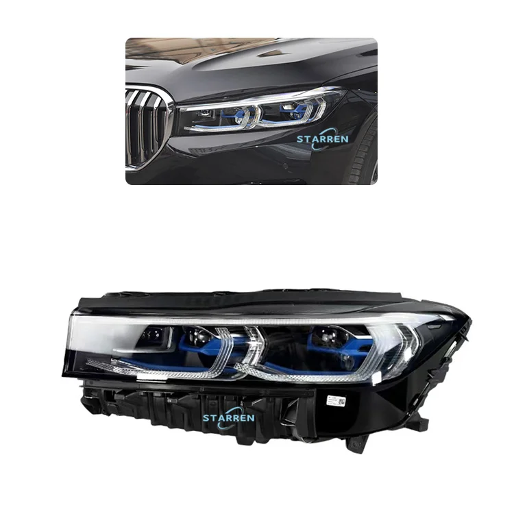 

7 Series 2016-2019 Conversion Upgrade 2021 Style Headlights G11 G12 Laser Headlight Kit Old Upgrade New LED Headlights for BMW
