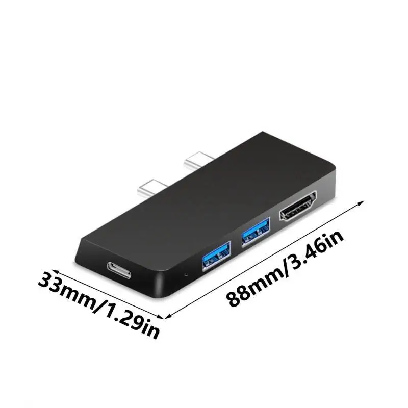 محول R53C USB C Hubs لرسو السفن Pro8/9/X مع 4K ومنافذ متعددة