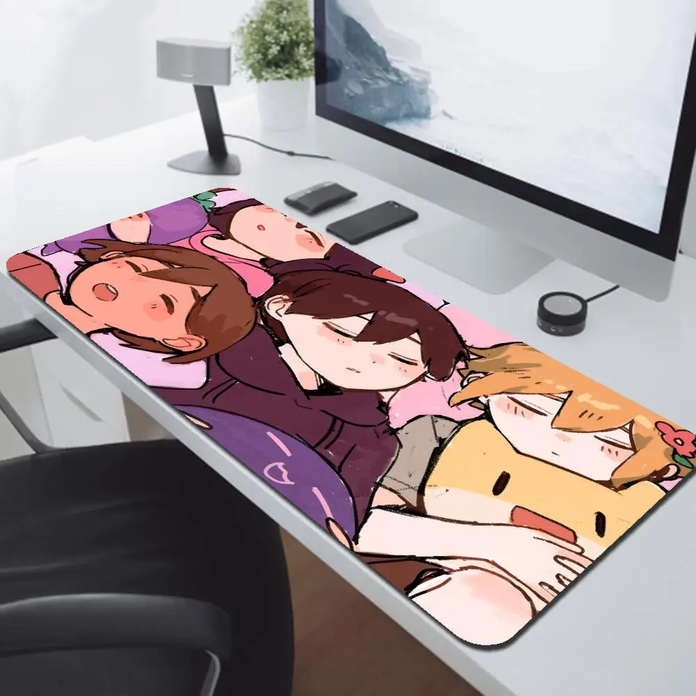 

Kawai Anime Omori Deskmat Gaming Laptops Rubber Table Mat Gamer Lock Edge Keyboard Pad Mouse PC Gamer Cabinet Mausepad Accessory
