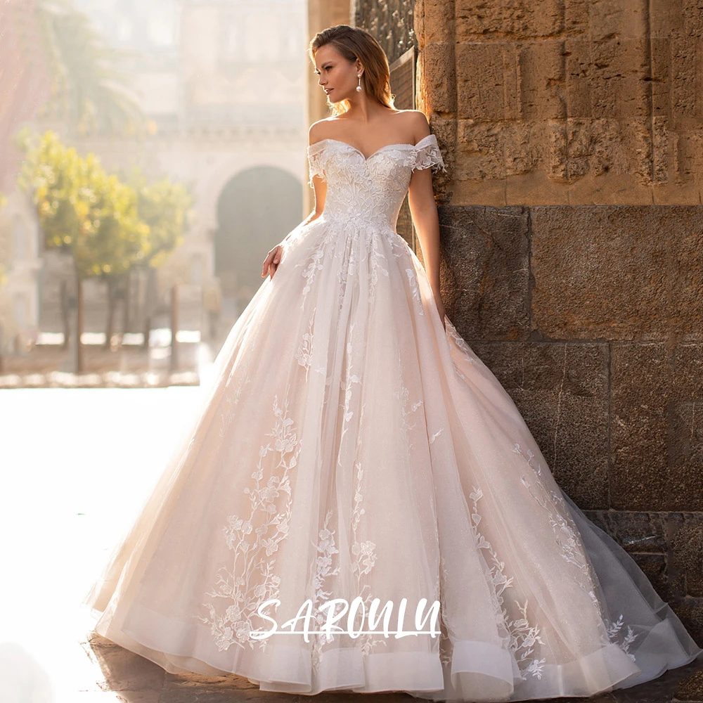 

Eye Catching Ball Gown Wedding Dress with Off Shoulder Sleeves Sweetheart Neckline Bride Dresses Plus Size Bridal Wedding Gown