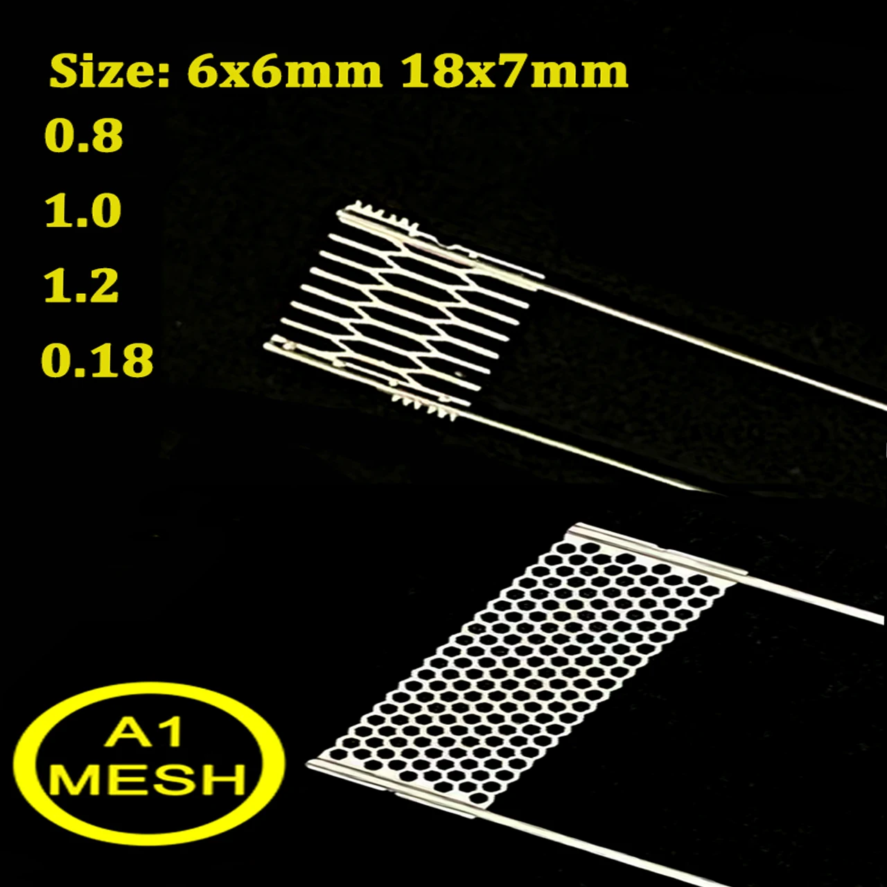 Hand Tool Parts 100/50/10pcs Heat Resistance Multi Size Mesh/Nets/Sheet Wire 2Legs no Cotton 0.18,1.0,1.2,0.8OHM