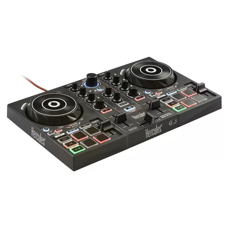 stage bar disco Hercules Hi Cool Input 200 entry-level disc player mini digital DJ controller