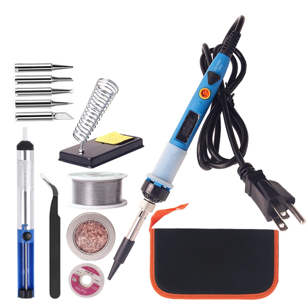 Soldering Iron Kit Smart Soldering Iron Adjustable Temperature LCD Digital Electric Soldering Irons