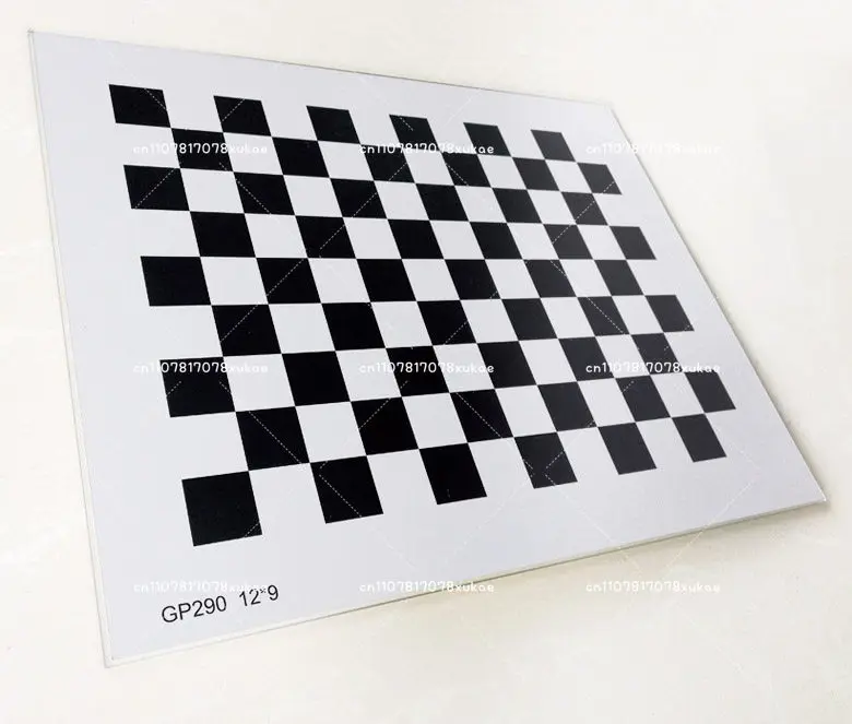 Checkerboard Grid Calibration Board Alumina Optical Calibration Plate 9*9 Nine-grid Machine Vision Splitter (Float glass)