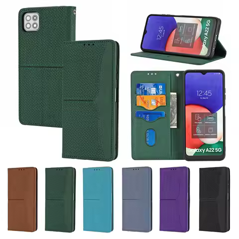 Splice to Leather Anti-fall Flip Wallet phone Case for SAMSUNG GALAXY A51 M40S A71 A12 M12 A22 M22 A22S F42 A22E A23E A23S 4G/5G
