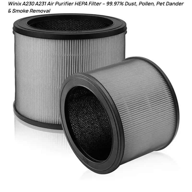 

Winix A230 A231 Air Purifier HEPA Filter – 99.97% Dust, Pollen, Pet Dander & Smoke Removal