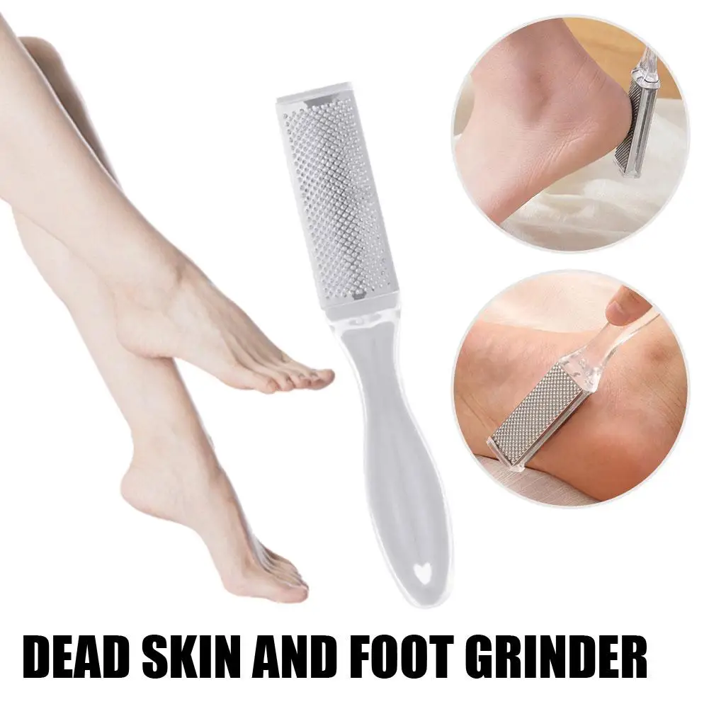 Hard Dead Skin Remove Plastic Transparent Foot Rasp Callus File Tools Scrubber Grater Tool Pedicure Exfoliating C7H0