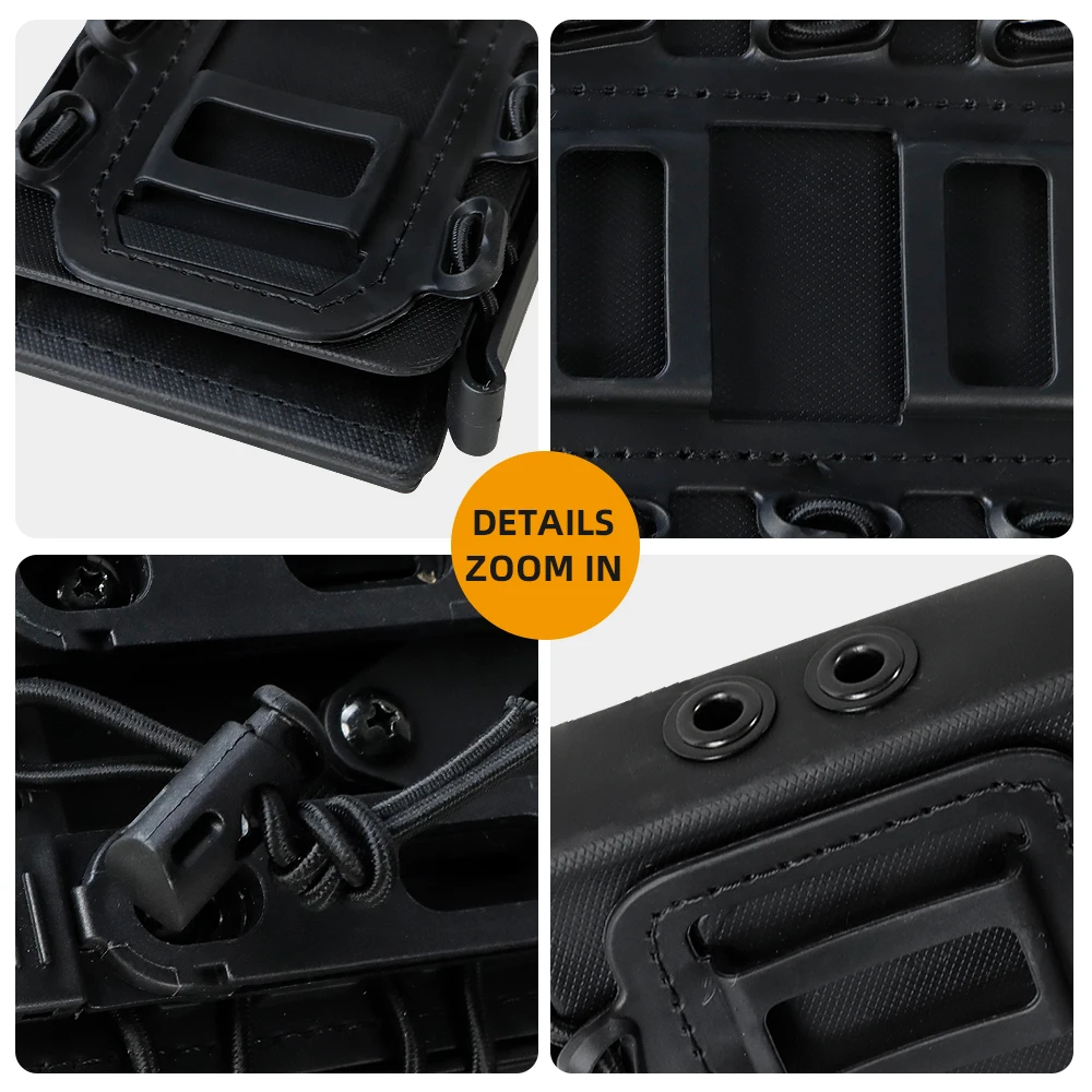 Custodia per caricatore tattica 5.56 Scorpion Soft Shell, fondina da cintura da 9 mm, accessori MOLLE, custodia per fucile 7.62, fondina per pistola Glock 17