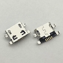 Conector Micro USB para Lenovo A360t K6 Note ZOPO ZP1000, placa pesada de 100mm, sin lado, boca plana, 1,6 unidades