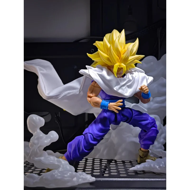 Dragon Ball Shf Series Anime Piccolo Ropa hecha a mano Namekian Capa blanca exclusiva adecuada para humanoide móvil de tamaño 1/12