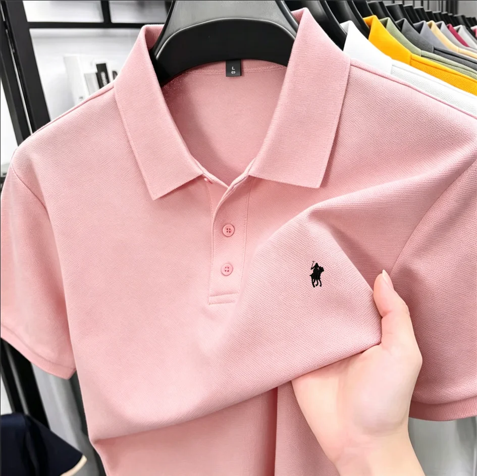 2026 Summer Men's Pique Cotton - Polo Shirt Pique recension och pris