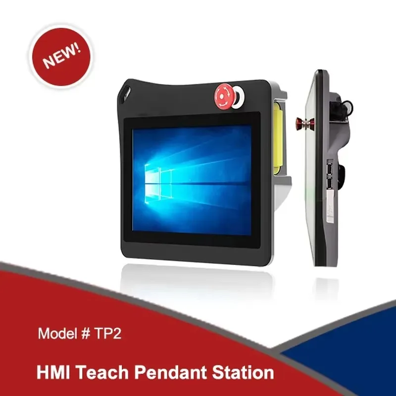Hot Sale 10.1 Inch IP65 Industrial P-Cap Touchscreen Monitor 24V DVI Port Touchscreen Teach Pendant Station