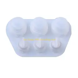 Skull Head Bracelet Beads Silicone Mould Crystal Epoxy Resin Mold DIY Craft Tool