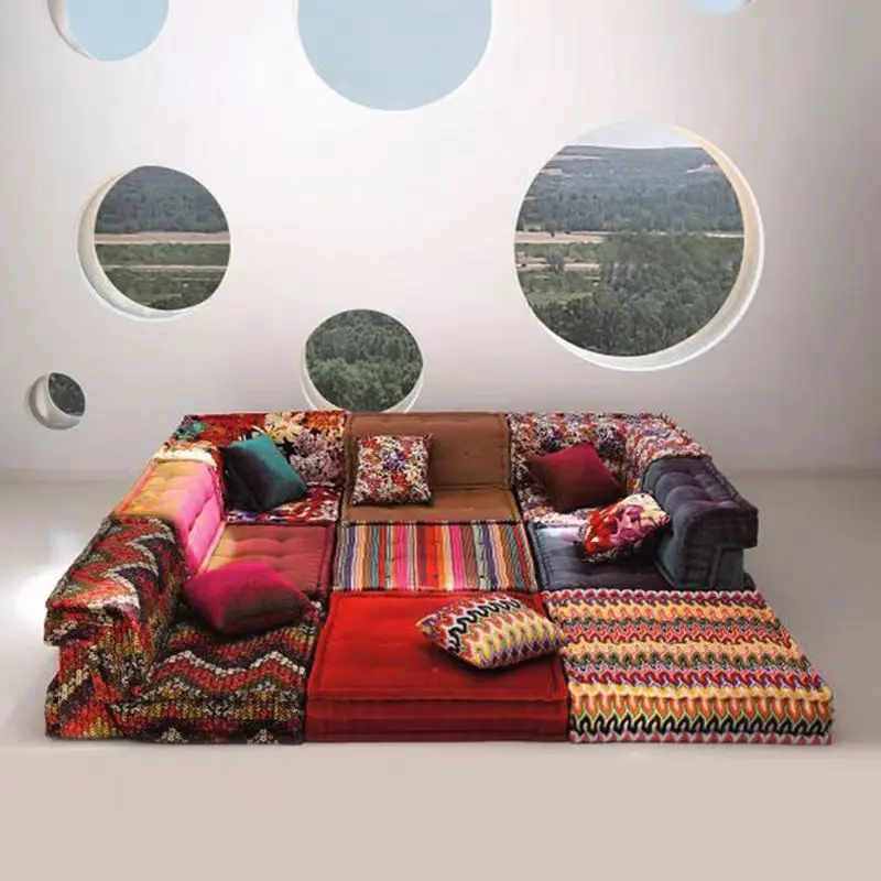 

Contemporary Luxury Living Room Furniture Chinese Elements Modular Sofa Mahjong Sofa