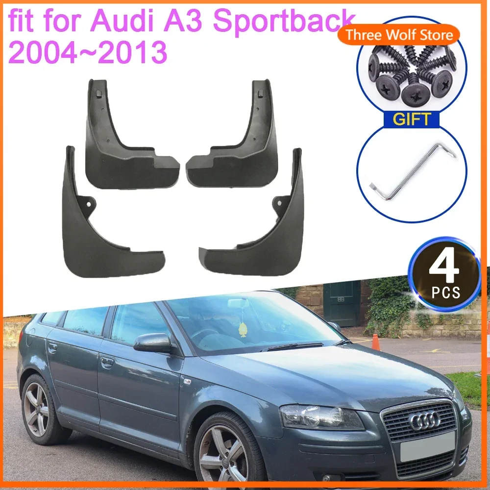 

Для Audi A3 Sportback 2004 2005 2006 2007 2008 2009 2010 2012 2013 люк брызговики брызговики аксессуары для крыльев 8P