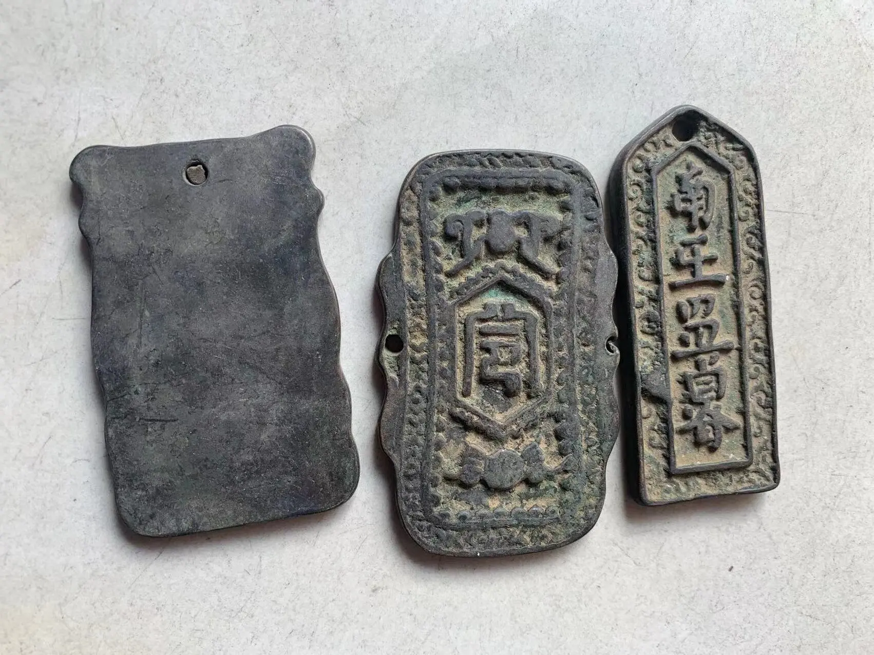 Rare old Chinese HanDyansty25---189) bonze General token coin statue,5 pieces/pack,,Free shipping - Image 4