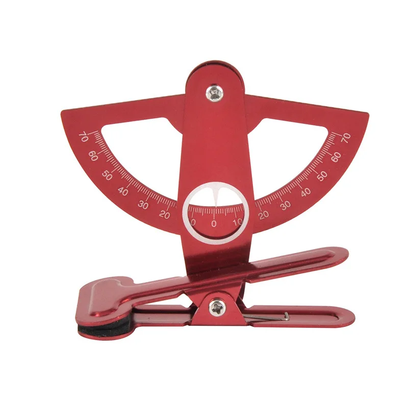 RC Hobby DIY Tool Miracle Anodized Aluminum Throw Meter For RC Model Mayatech Rudder Angle Ruler for Fixed-wing Aircraft Model