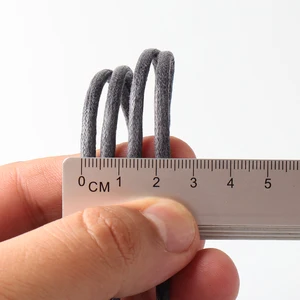 Hiberni Cadarços de Cotton Redondo für Männer, Schwarz, Grau, Blau, Arbeitsstiefel, 60 cm, 70 cm, 80 cm, 90 cm, 100 cm, 120 cm, 140 Zentimeter, 160 Zentimeter, 180 Zentimeter 8 Hauptverkaufsschuhe Frauen 60er 70 - №5