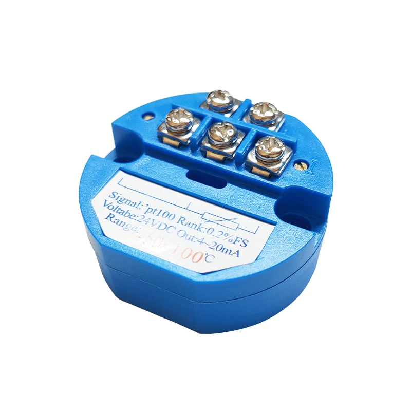 Módulo transmissor de temperatura integrado Pt100 RTD 4-20ma Termopar com sensor de temperatura
