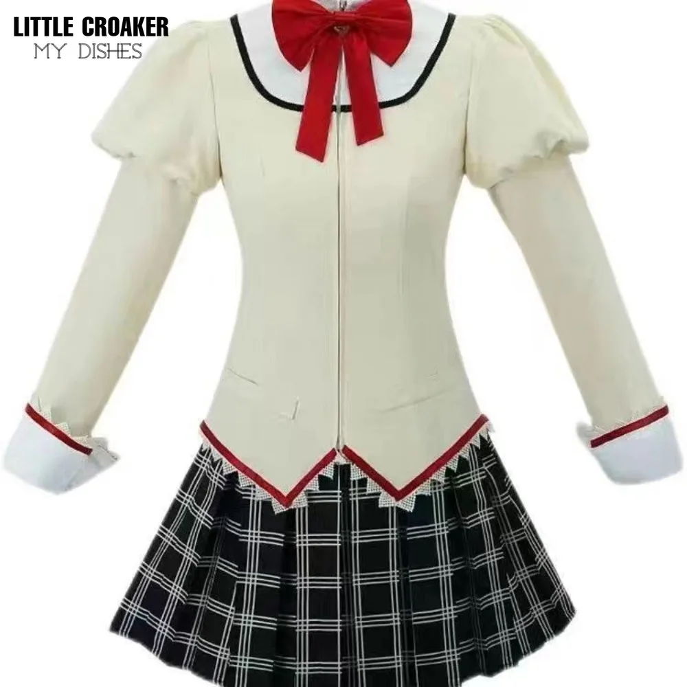 Fantasia Halloween Magical Girl Costume Akemi Homura Tomoe Mami Sakura Kyouko Miki Sayaka School Uniform Anime Cosplay Outfit
