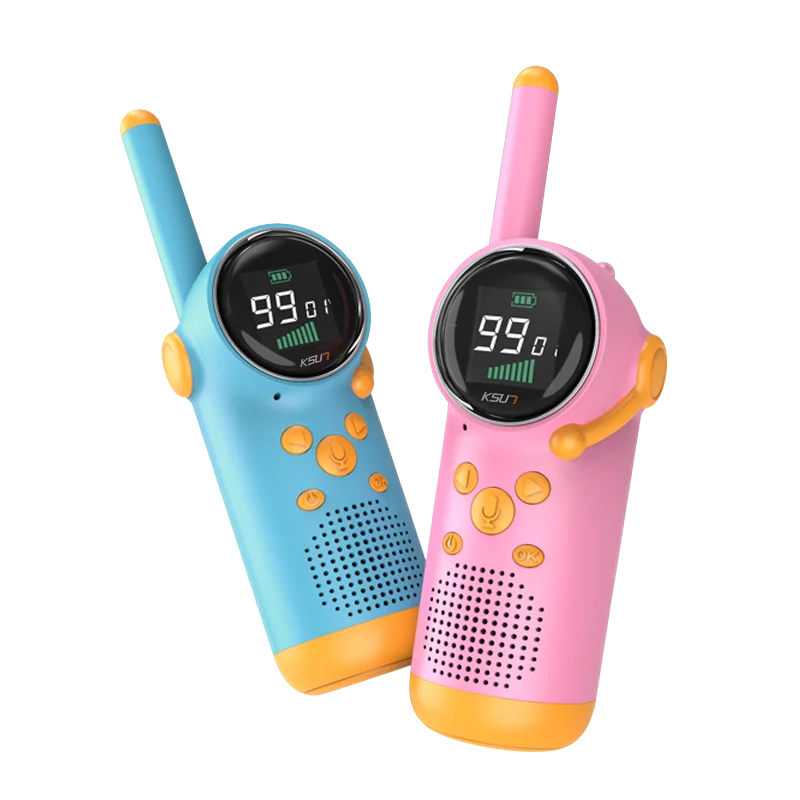 

Kid's Walkie Talkie 2pcs Children Mini Rechargeable Walkie Walkie for Child Boys Girls Toys Two Way Radio Birthday Gift