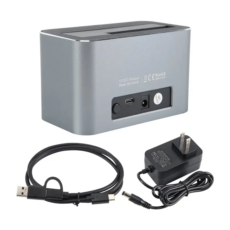 BLUEENDLESS SAS To USB 3.0 Hard Drive Docking Station 5Gbps High-Speed Adapter, Supports 20TB For 2.5/3.5 Inch SATA/SAS US PLUG
