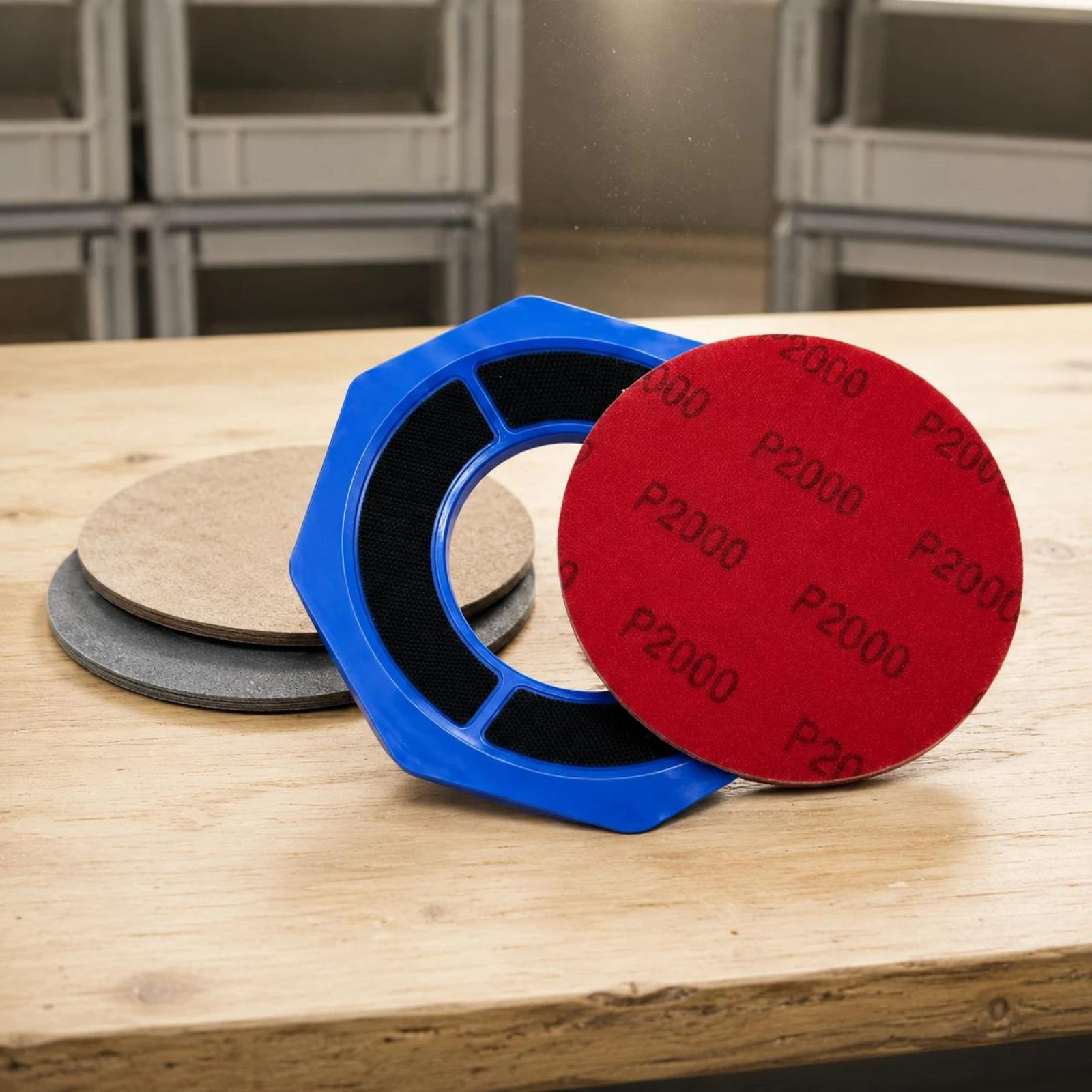 

Octagonal Sanding Holder Universal Sanding Disc Holder Hand Sander Compact
