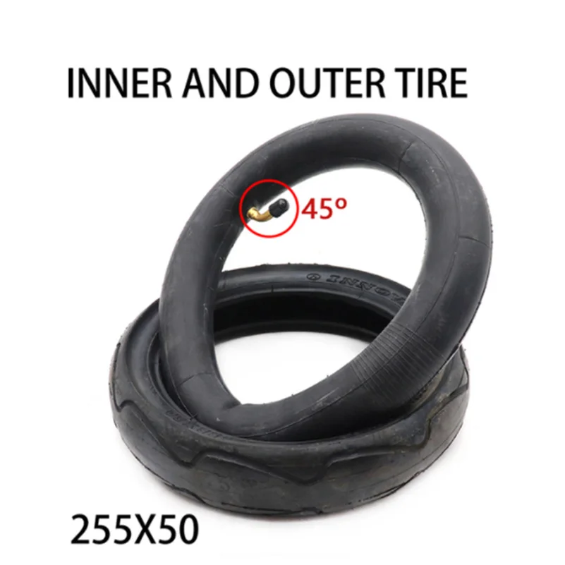 

Front Tyre180x35 Rear Wheel Tire 255x50 Inner Tube Outer Tyre for Children's Tricycle Baby Trolley Pneumatic Tire