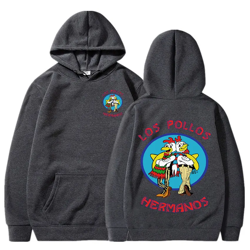 Sudadera con capucha de Breaking Bad para hombre y mujer, chándal holgado de lana con estampado de Los Pollos Hermanos, primavera y otoño