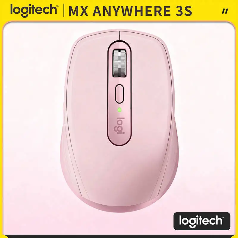 

Компактная мышь Logitech MX Anywhere 3S, эргономичный дизайн, перезаряжаемая, с быстрым прокруткой для портативных ПК Mac