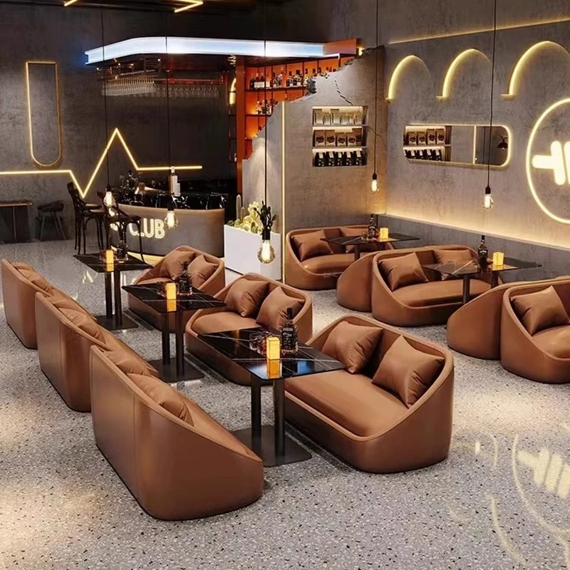 

Milk Tea Shop Booth Chair Set, Cafe, Lounge , Bar Sofa, Dining , Commercial Meeting Reception Table And