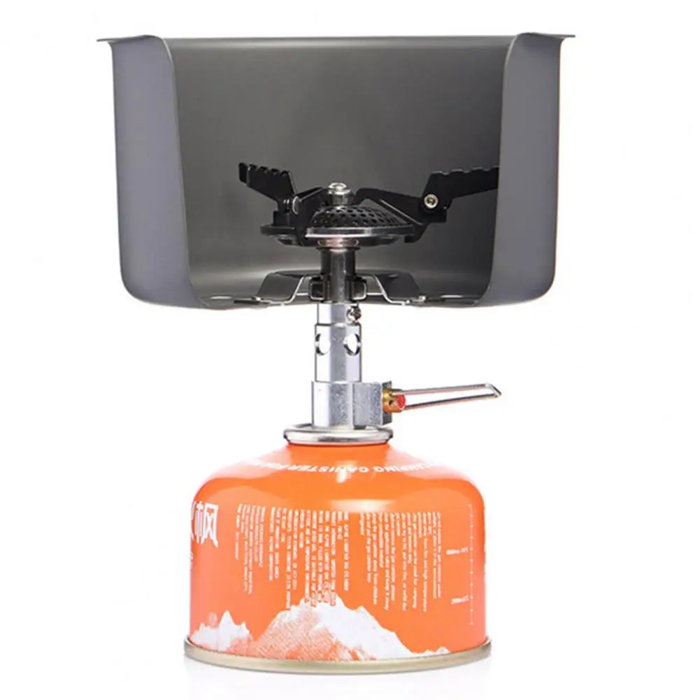 Portable Stove Windshield Durable Camping Stove Windscreen for Outdoor Cooking Gas Stove Windshield for Hiking