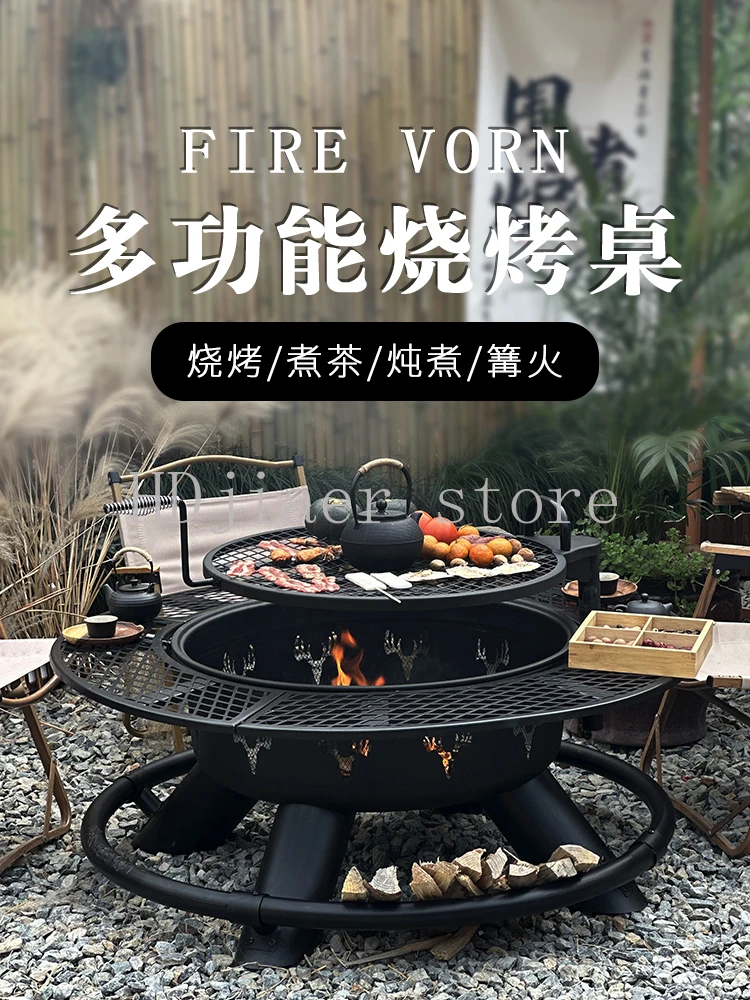 Outdoor Artisan Barbecue Stove: A Versatile Tool for Home Courtyard