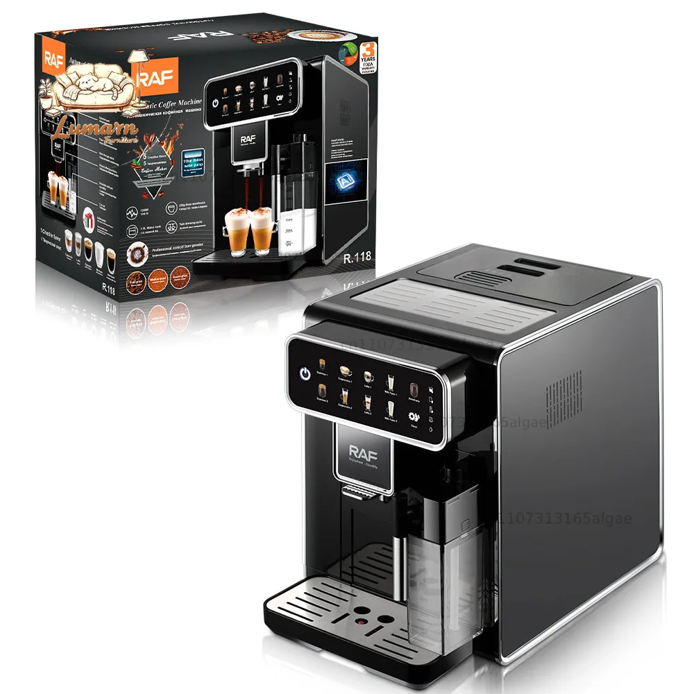 RAF European Cross-border Pump Pressure Coffee Machine Household Small Semi-automatic Italian Coffee Machine Steam