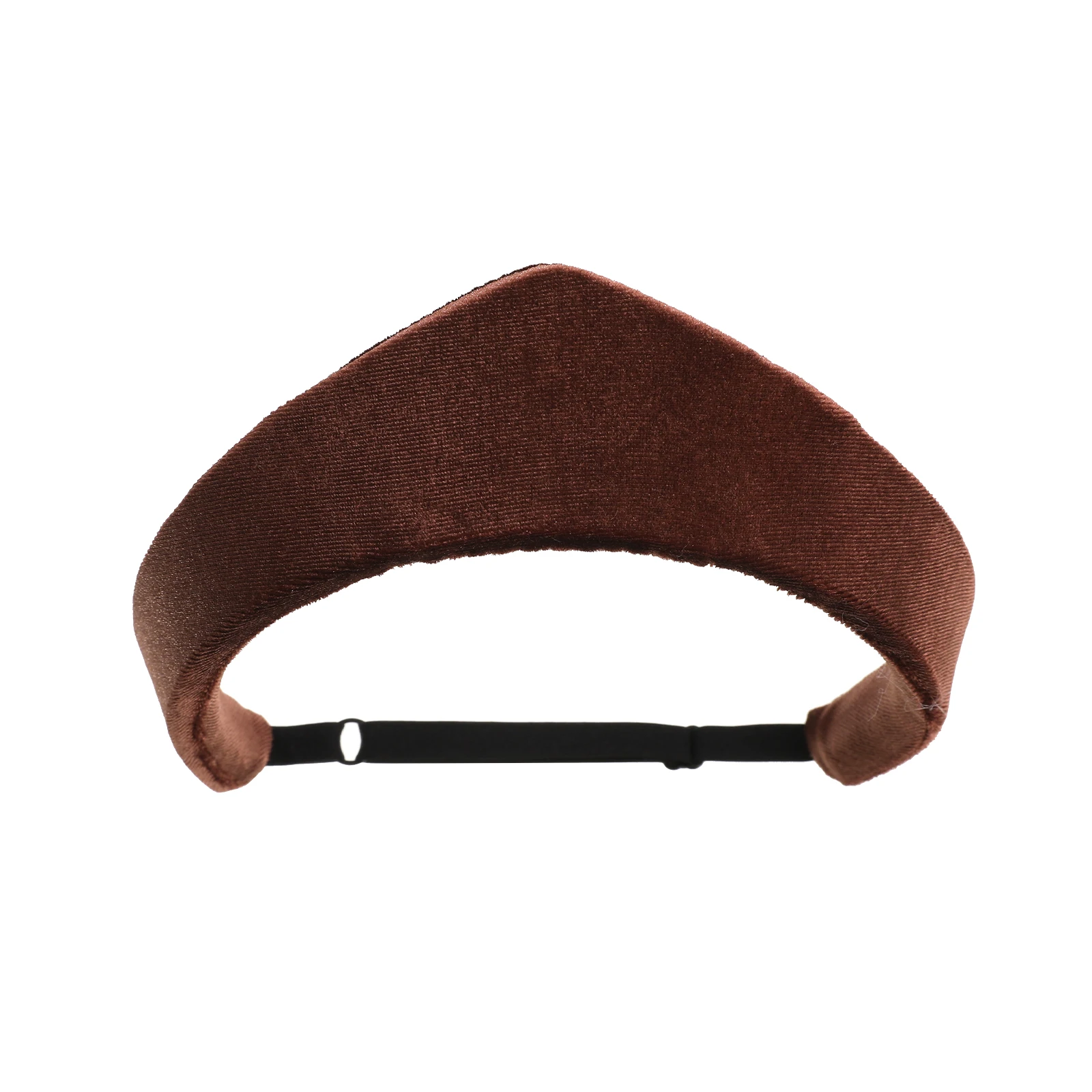 AWAYTR Fluwelen Sponskroon Haarband Klassieke stoffen haarhoepel Elastische Kokoshnik hoofdband Haaraccessoires Festival haarband