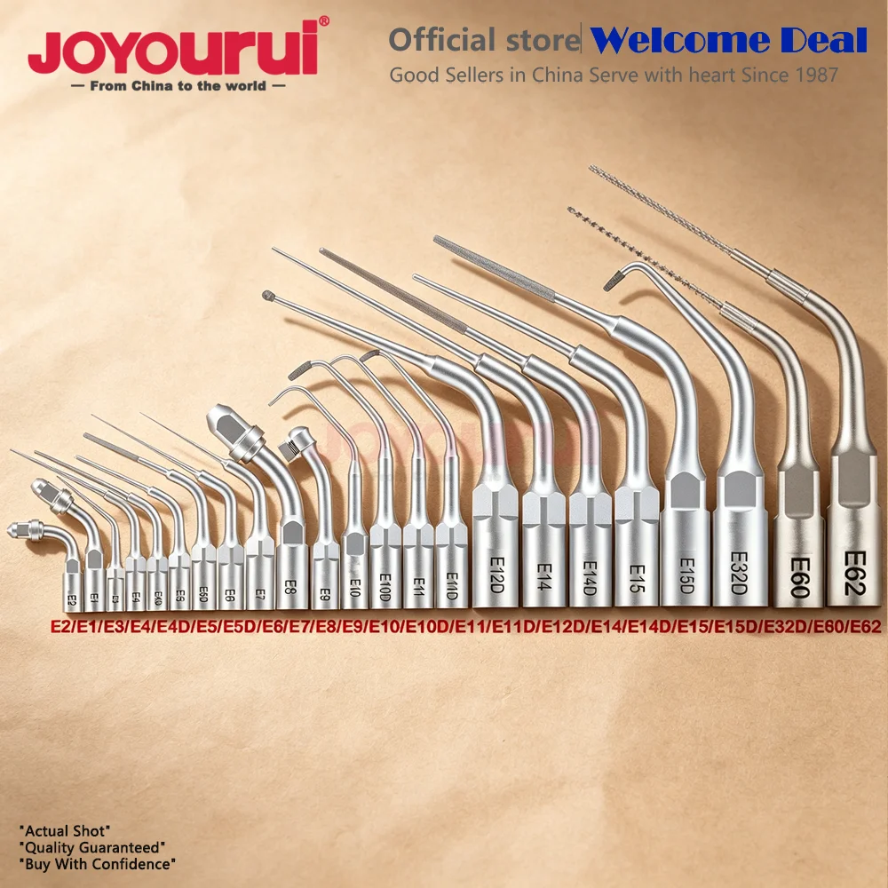 Dental Ultrasonic Scaler Handpiece Tips Implant Tip E1 E2 E3 E4 E6 E7 E8 E9 E10 E11 E14 E15 for REFINE EMS MECTRON WOODPECKER