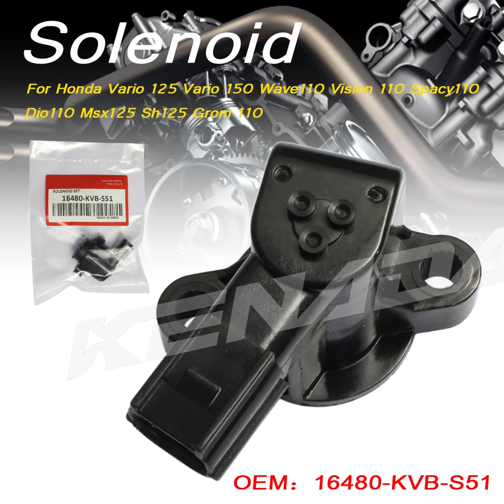 For Honda Vario 125 Vario 150 Wave110 Vision 110 Spacy110 Dio110 Msx125 Sh125 Grom 110 Cb125 Air-Blade125 Zoomer 110 Solenoid