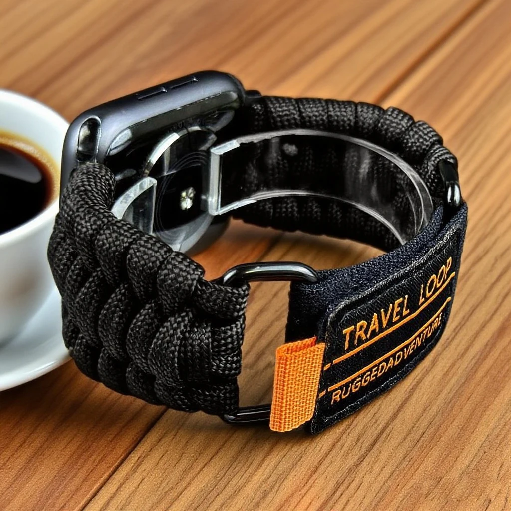 ل سوار ساعة أبل 46 مللي متر 55 مللي متر 44 مللي متر 42 مللي متر 41 مللي متر 40 مللي متر حزام iwatch 10/9/8/7/6/5/4/3/se كوريا iwatch الترا 2/1 49 مللي متر سوار النايلون