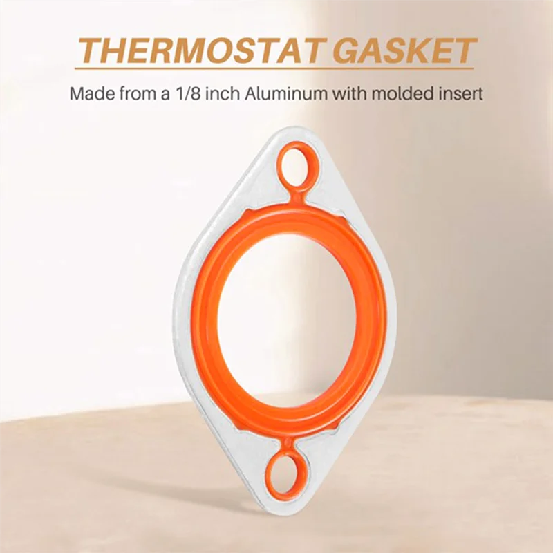 AEF2-For Chevy SBC BBC 350 454 Thermostat Water Neck Housing Gasket Car Parts Accessories