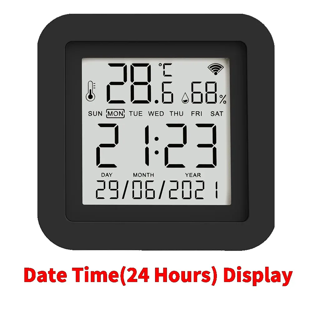 Home WiFi Bluetooth Universele infrarood afstandsbediening Temperatuur Vochtigheid Airconditioning Afstandsbediening Temperatuursensor