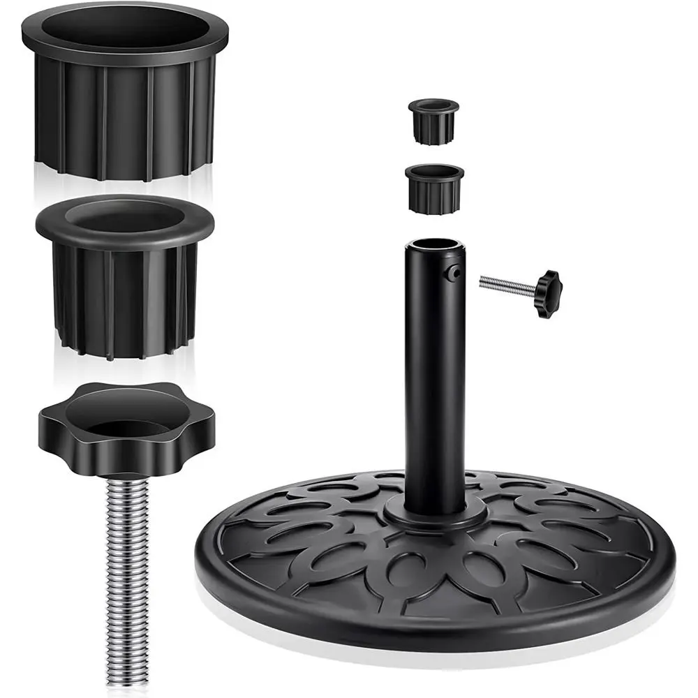Garden Wind Resistance Thread Screw Umbrella Hole Ring Hand Knob Patio Umbrella Bracket Umbrella Base