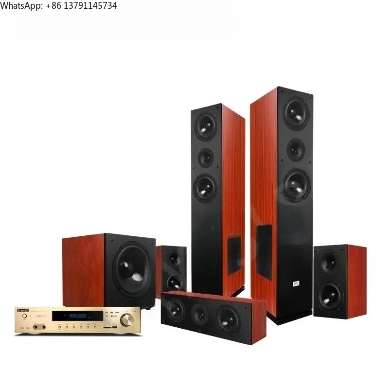 

Аудиосистема для домашнего кинотеатра 5.1 с Bluetooth-усилителем 1000-2000 Вт, DTS Dolby, 220 В, комплект