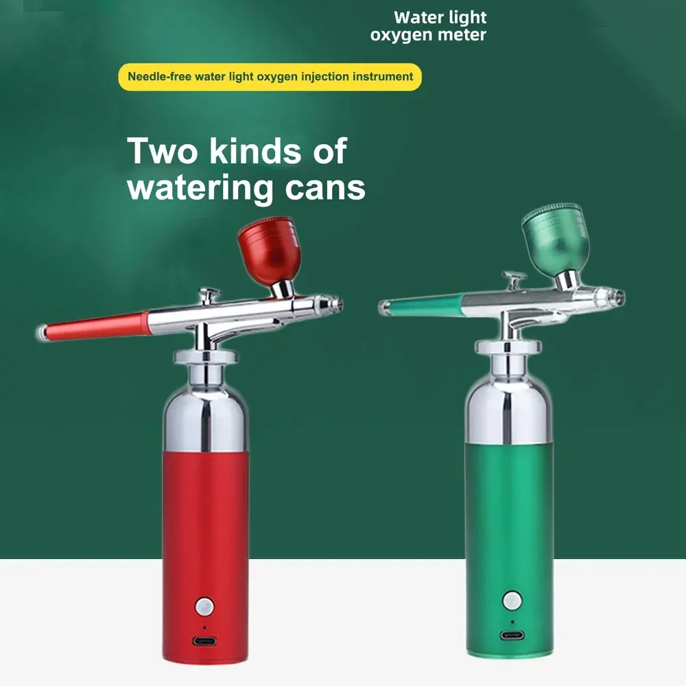 جهاز أوكسجين بخاخ ضباب نانو عدة رذاذ للأظافر وشم الأظافر أداة بندقية تزيين فن التجميل