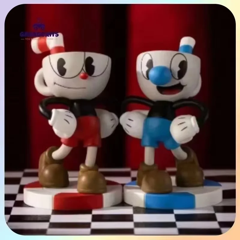 

Plzdot X Studio Mdhr Cuphead Adventure Series Blind Box Co-Branded Game Peripheral Trendy Ornament Custom Decoration Figure